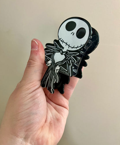 J Skeleton Hair Clip