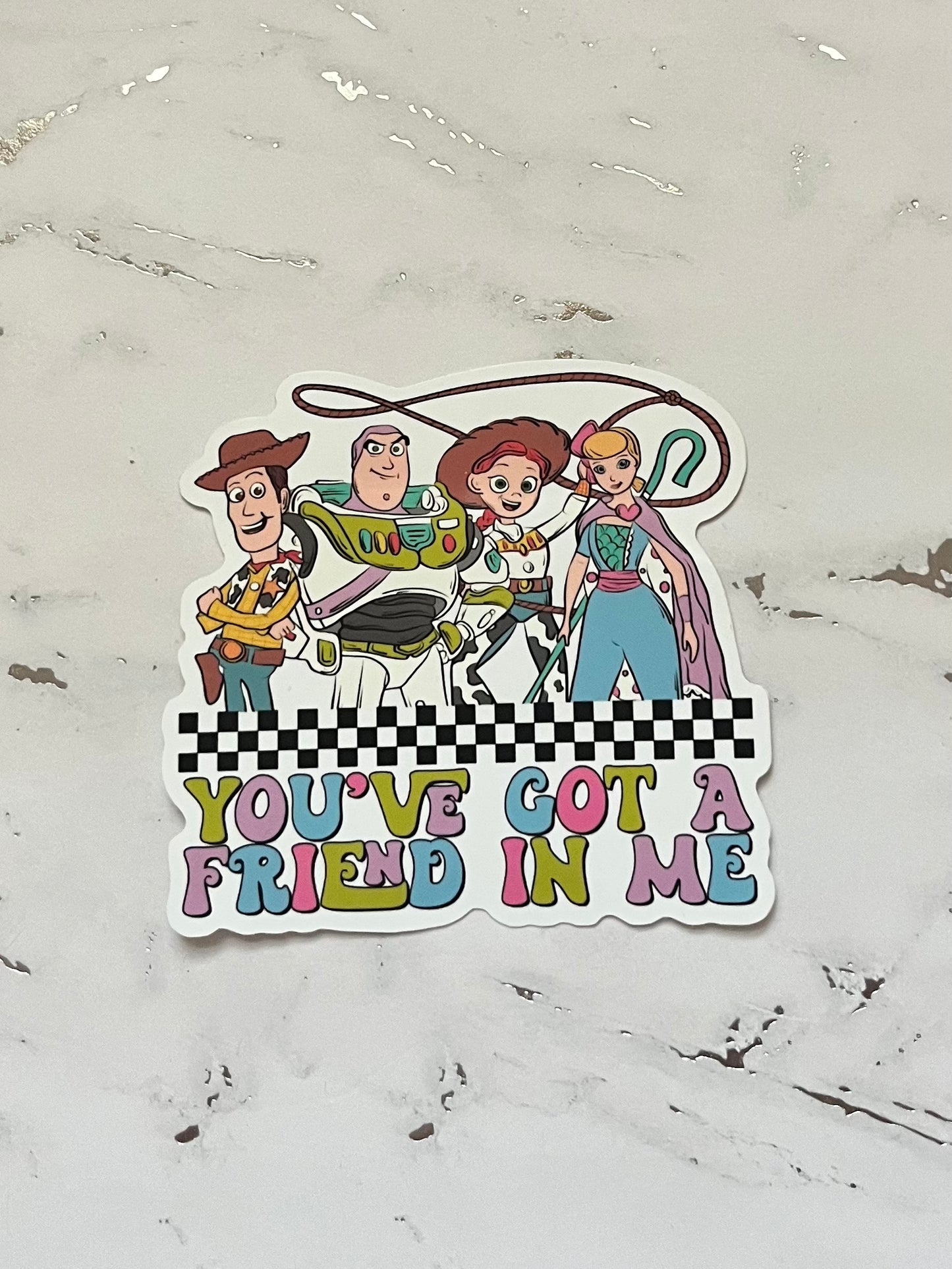 Toy Crew Waterproof Vinyl Sticker