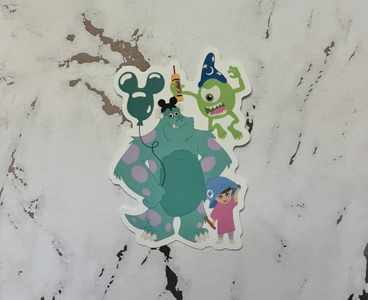 Monster Magic Waterproof Vinyl Sticker