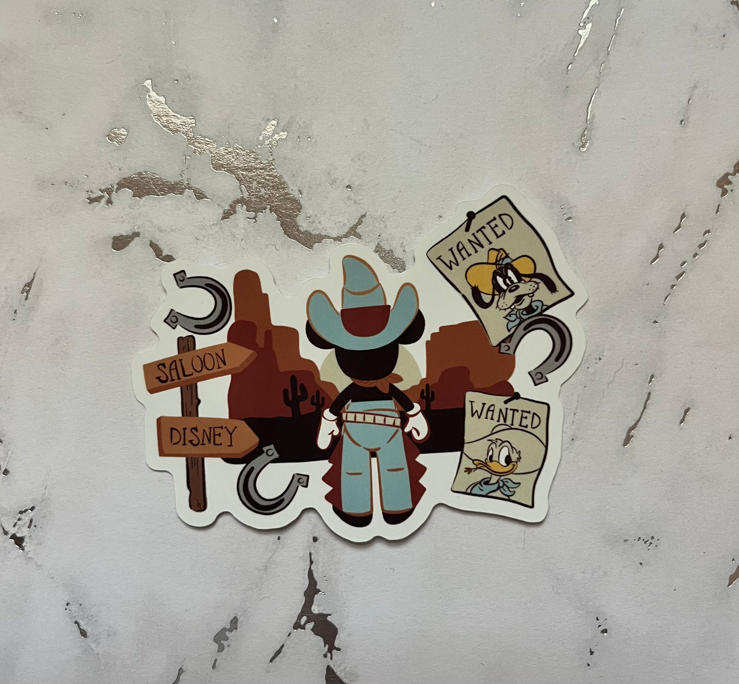 Wanted Waterproof Vinyl Sticker