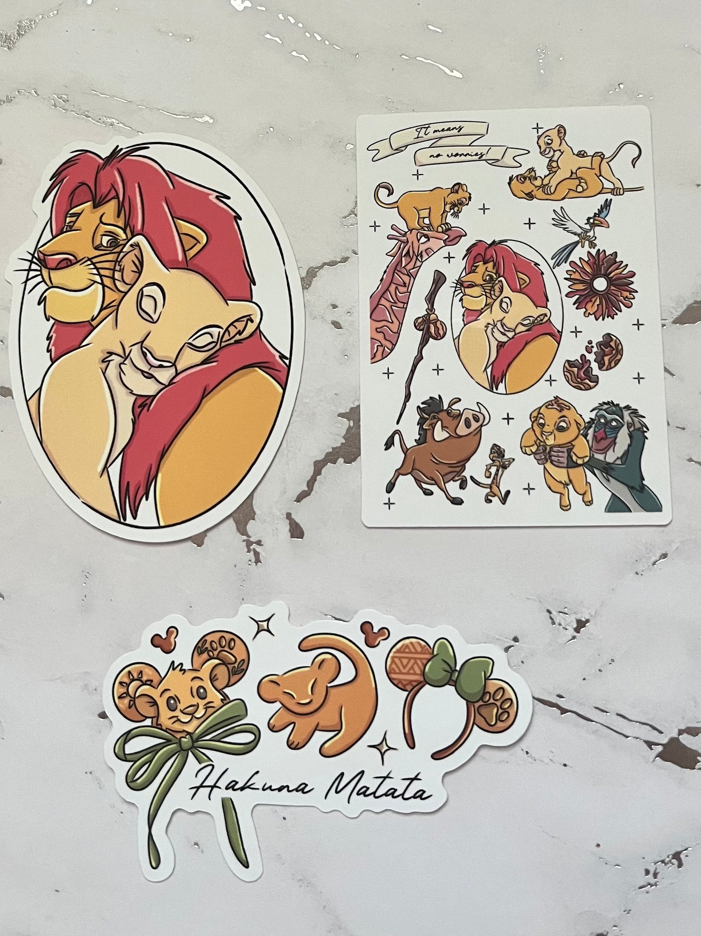 Lion Waterproof Vinyl Sticker