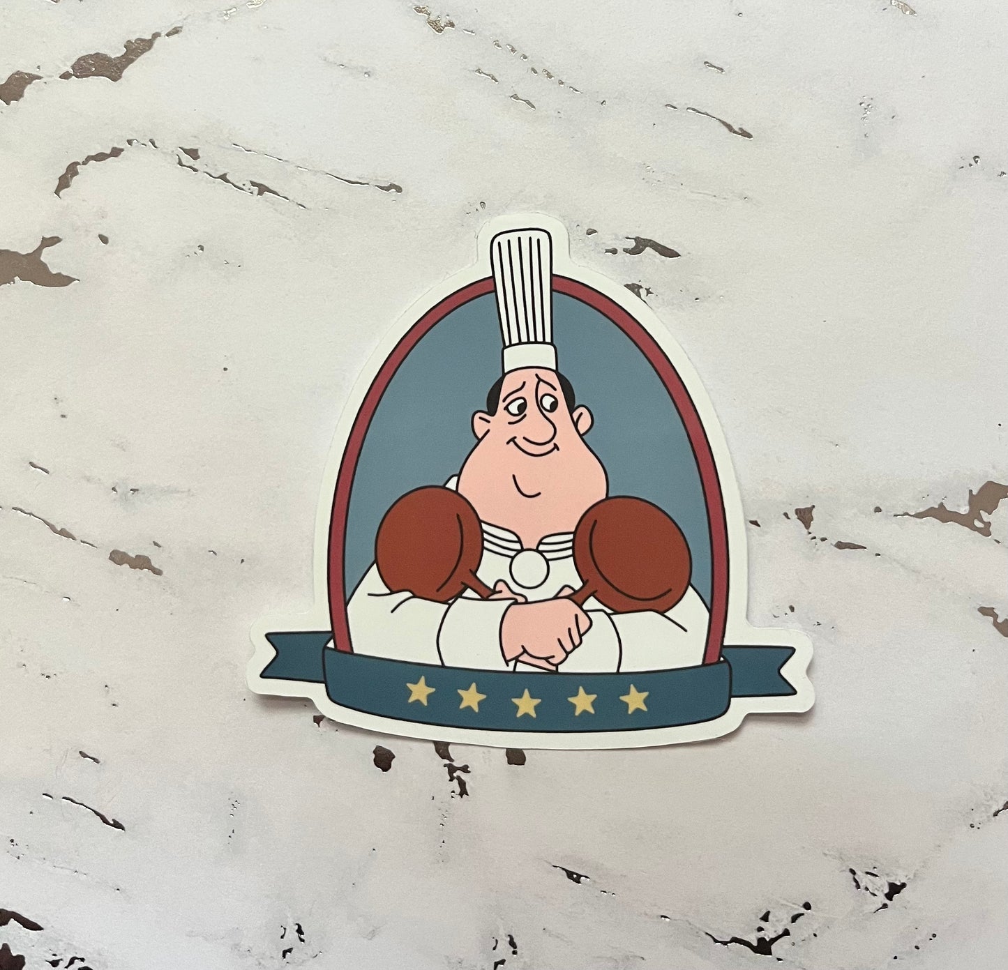 Little Chef Waterproof Vinyl Sticker