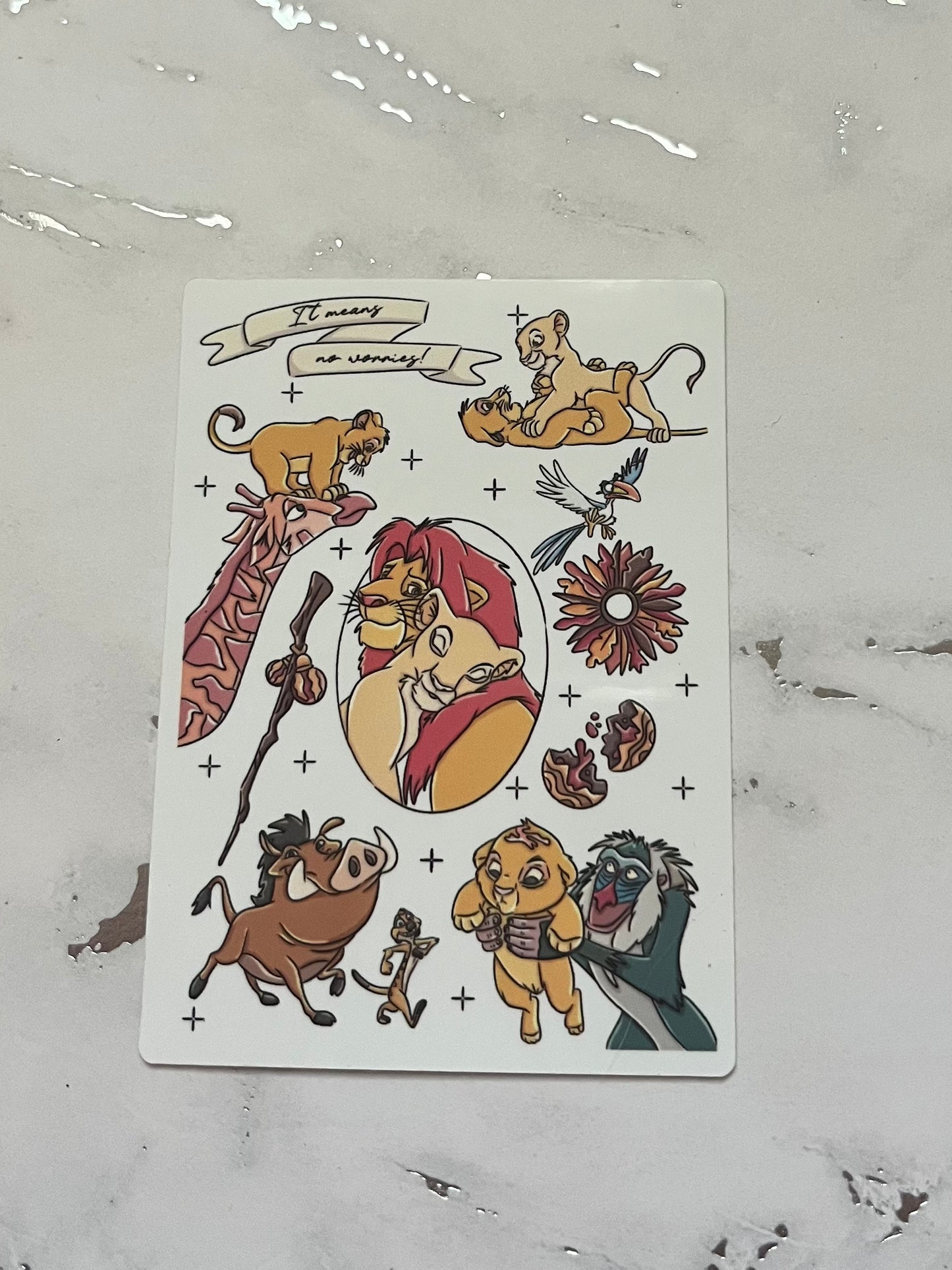 Lion Waterproof Vinyl Sticker