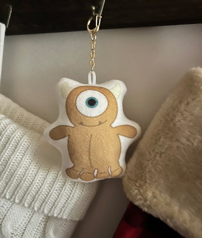 Little M Pillow Plush Keychain