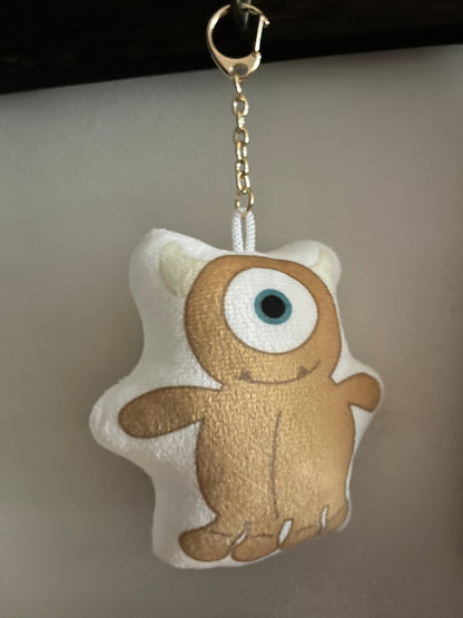Little M Pillow Plush Keychain