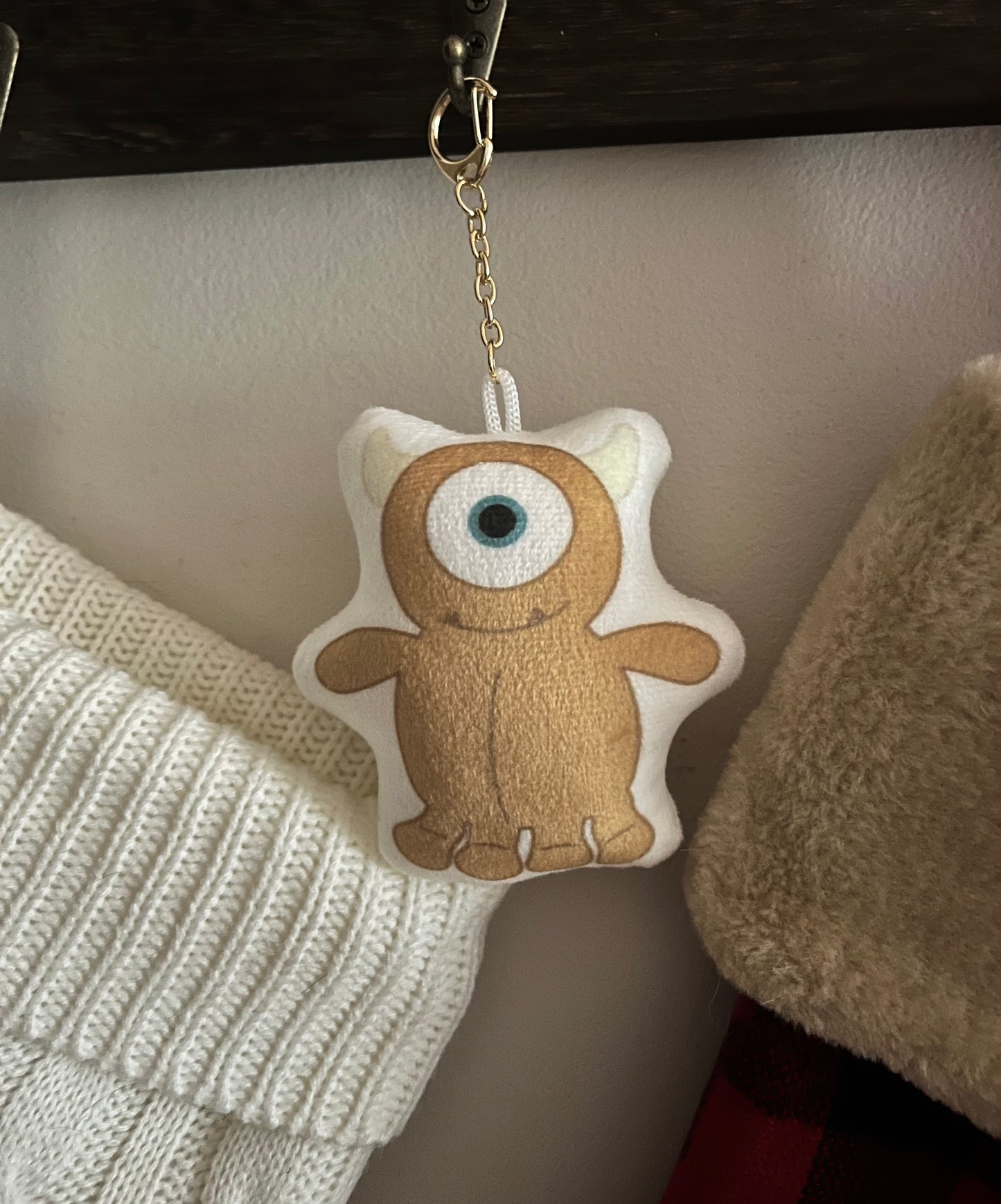 Little M Pillow Plush Keychain