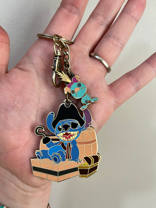 Alien Pirate Mashup Keychain