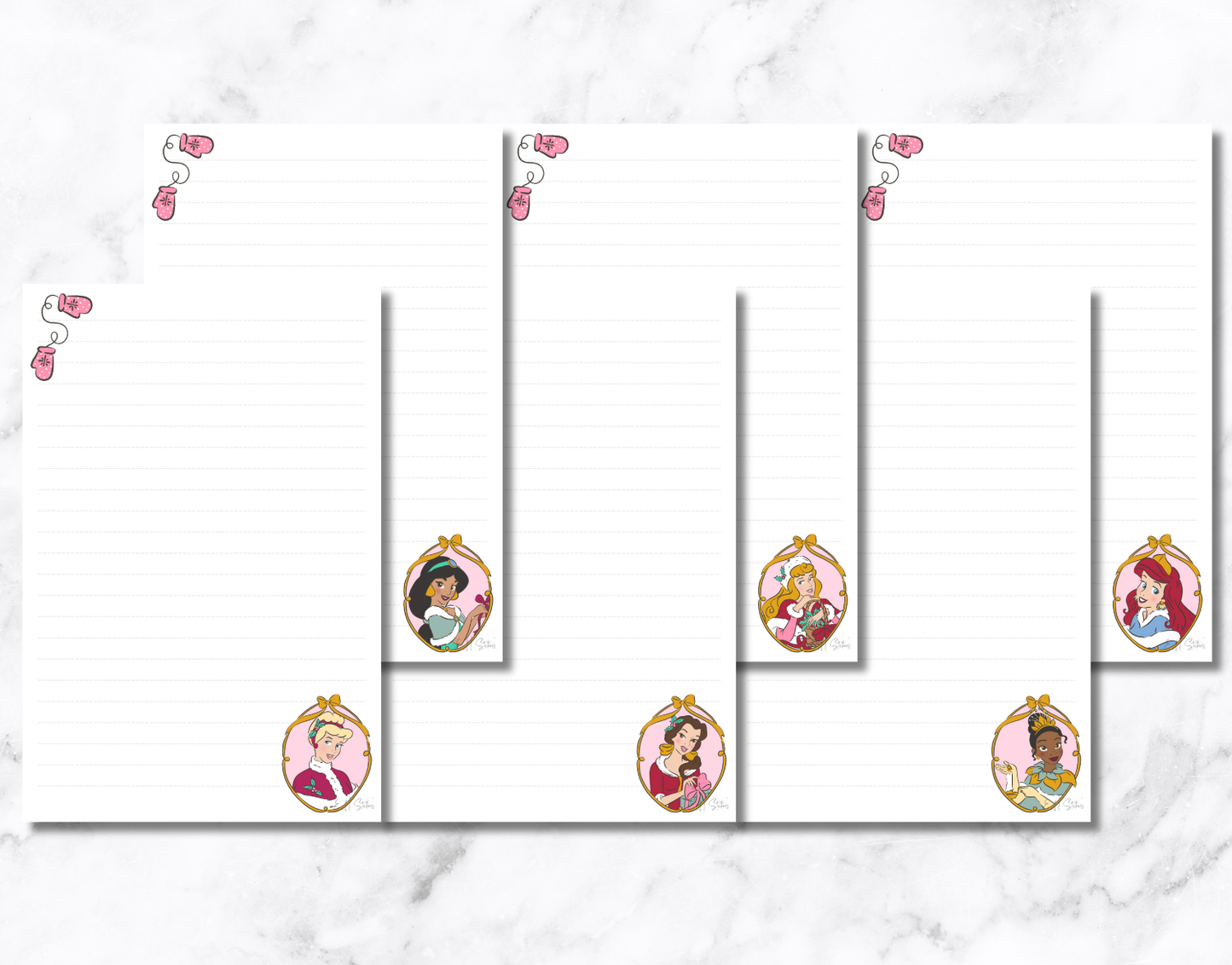 Winter Princess Notepad