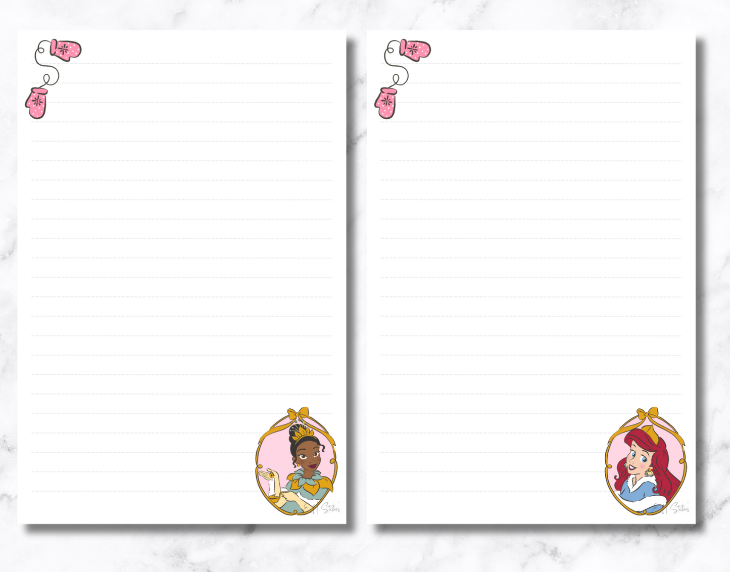 Winter Princess Notepad