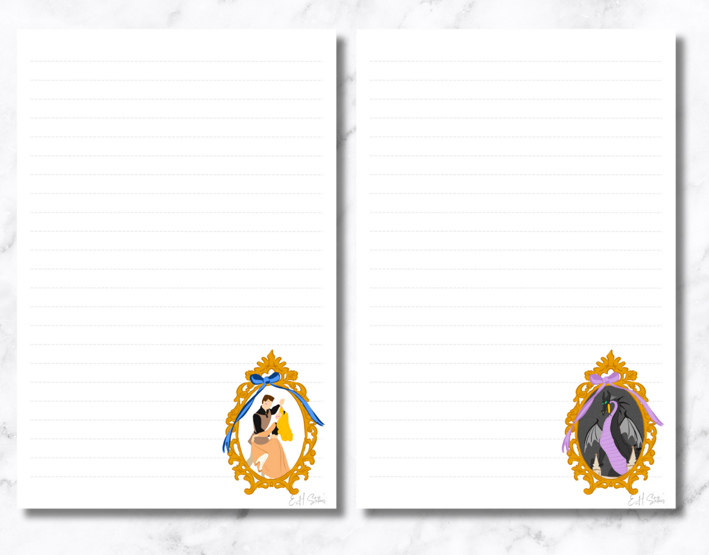 Sleeping Princess Notepad