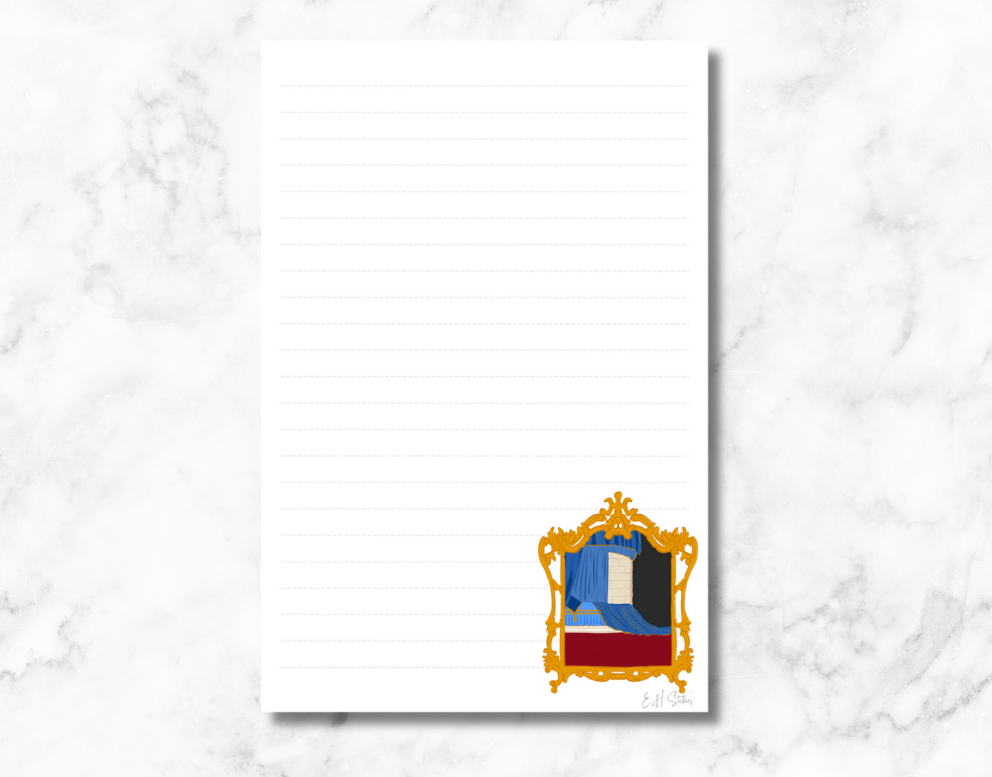 Sleeping Princess Notepad