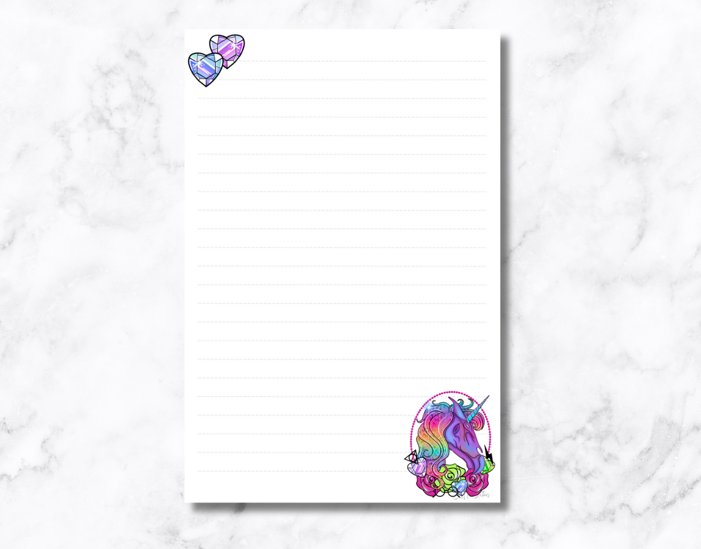 LF + HP Mashup - Unicorn Notepad