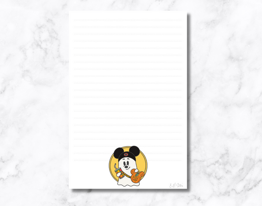 Fall Park Ghost Notepad **EXCLUSIVE DESIGN**