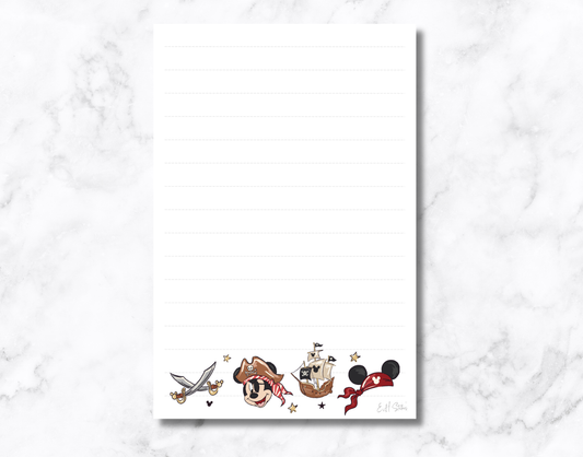 Pirate Mouse Notepad