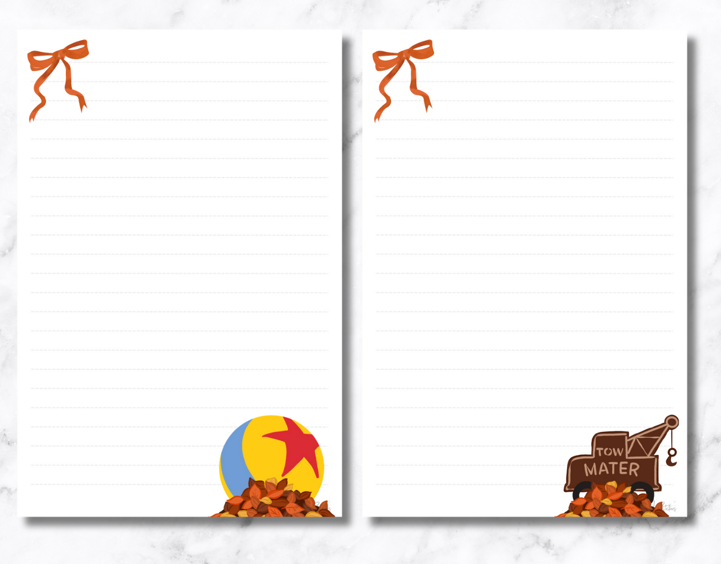 Fall Pix Notepad