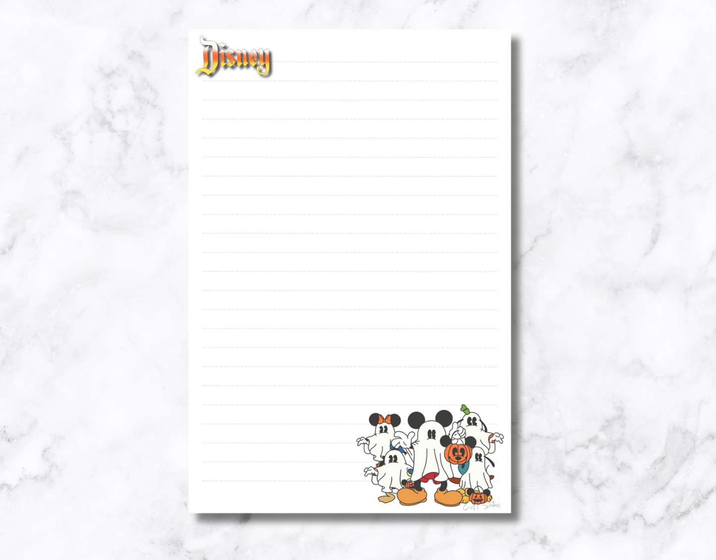 Mouse Ghost Gang Notepad **EXCLUSIVE DESIGN**