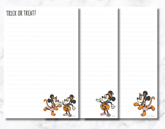 Trick or Treat Notepad **EXCLUSIVE DESIGN**