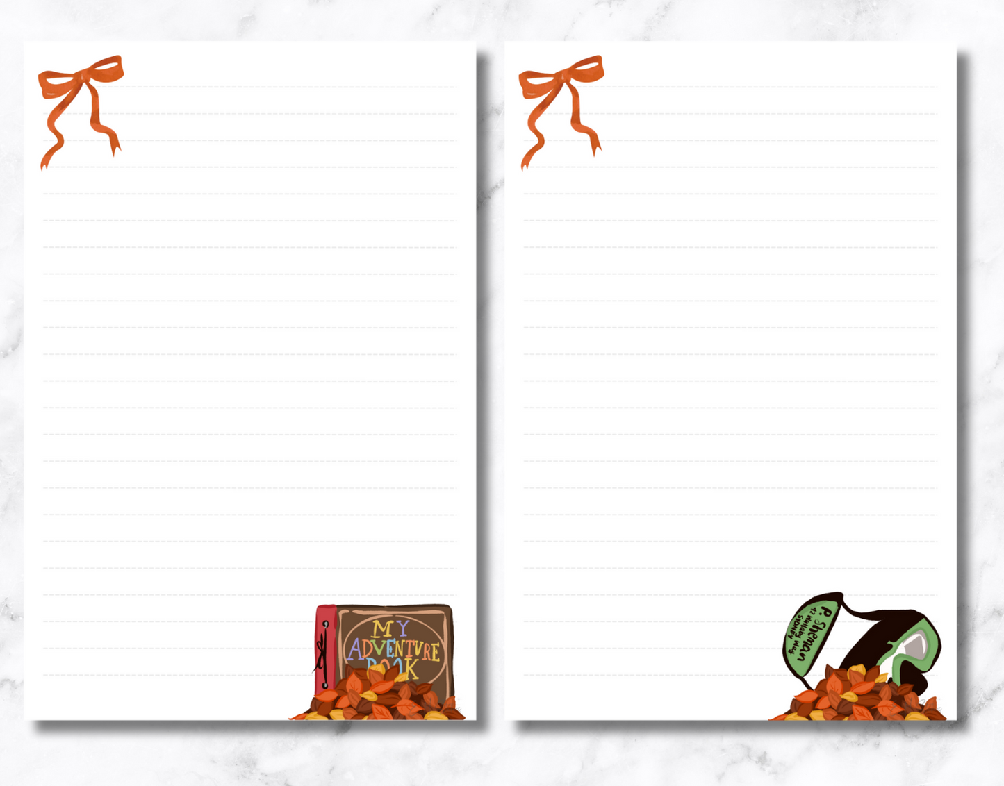 Fall Pix Notepad