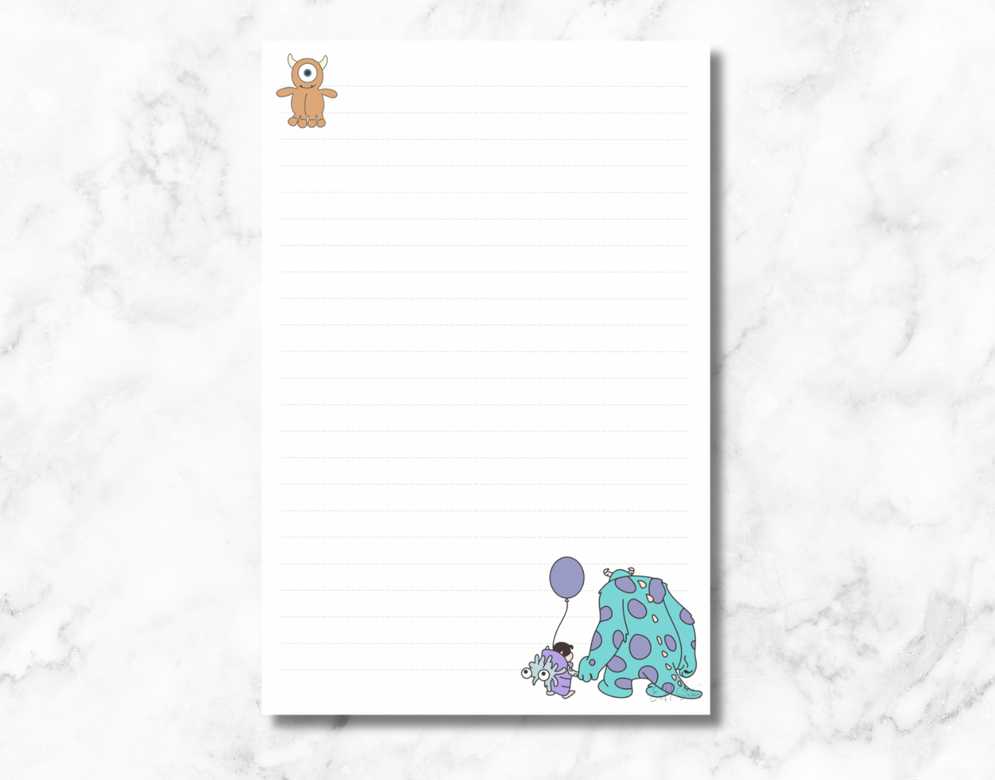 Monsters - Duo Notepad