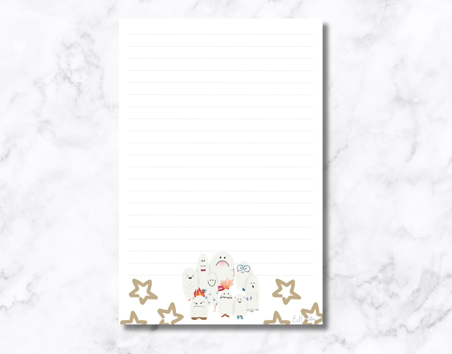 Haunting Emotions Notepad