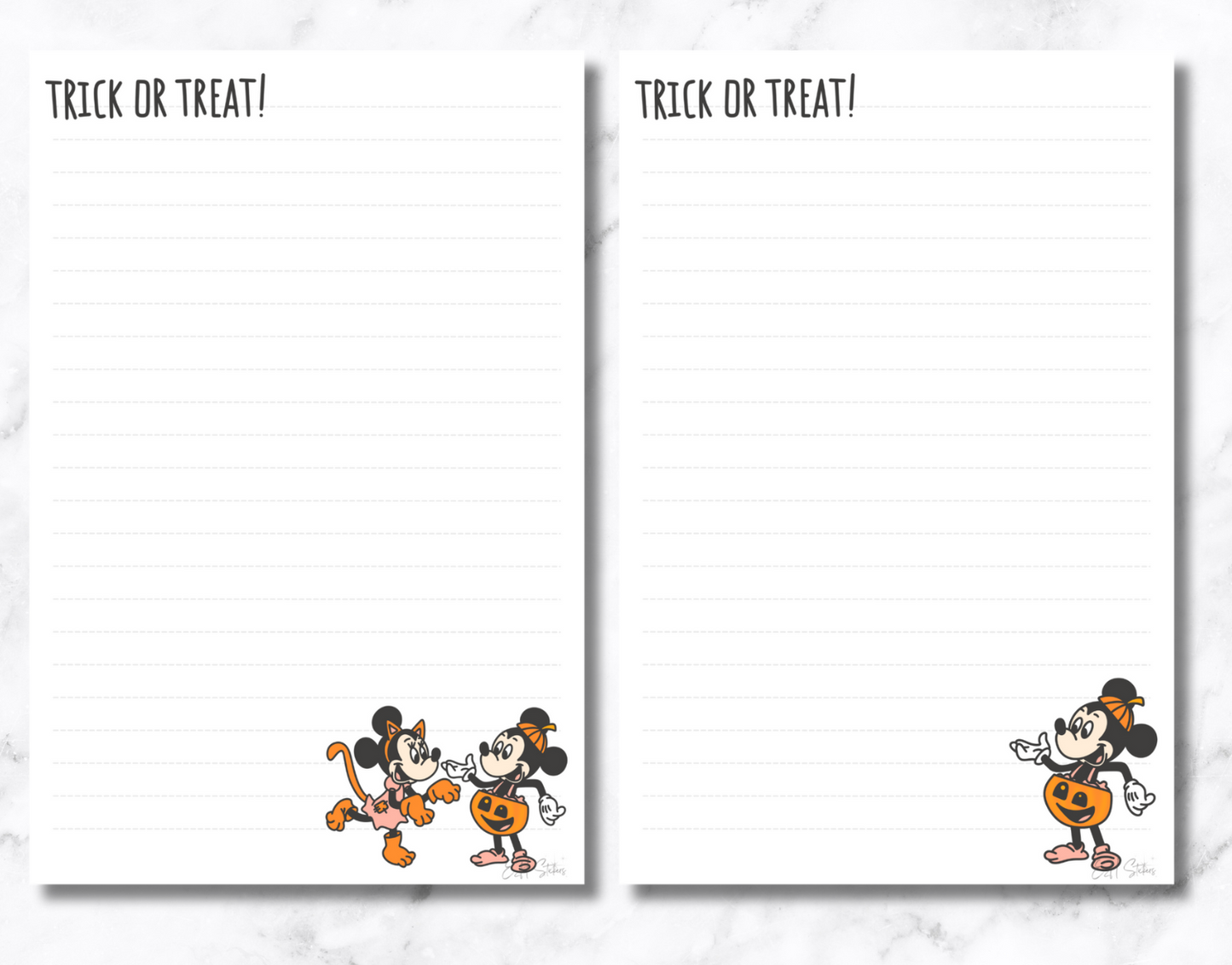 Trick or Treat Notepad **EXCLUSIVE DESIGN**