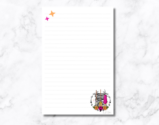 Floral HP Notepad