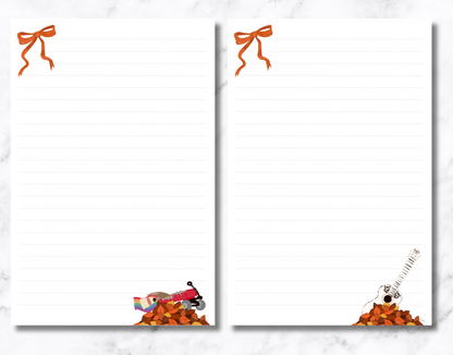 Fall Pix Notepad