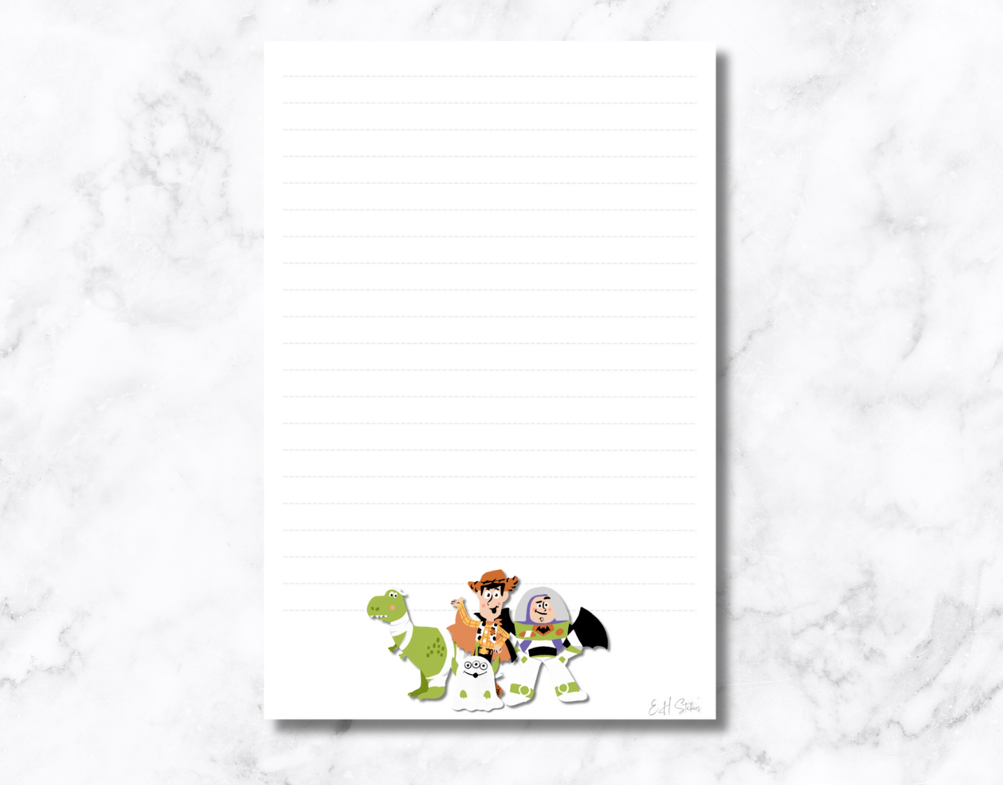 Spooky Toys Notepad