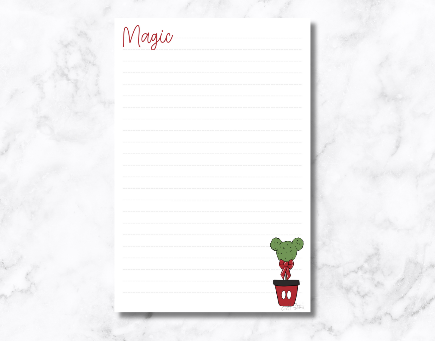 Magic Holiday - Garden Notepad