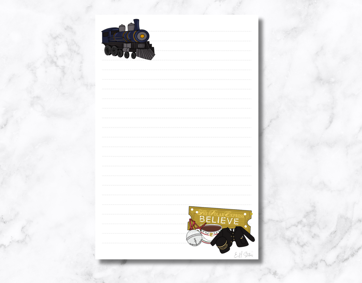 Express Train Notepad