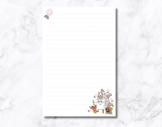 Spooky Sponge Notepad
