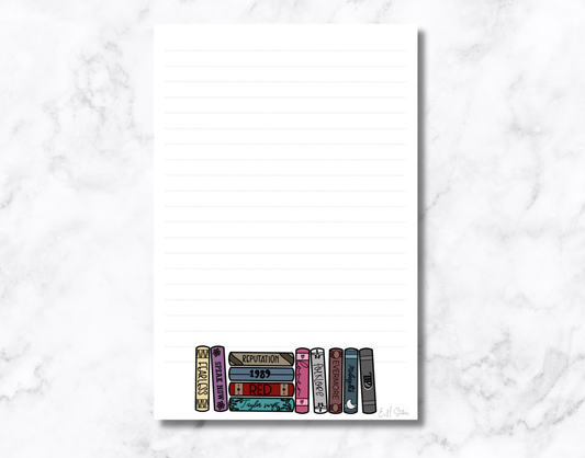 Swift Era Bookshelf Notepad