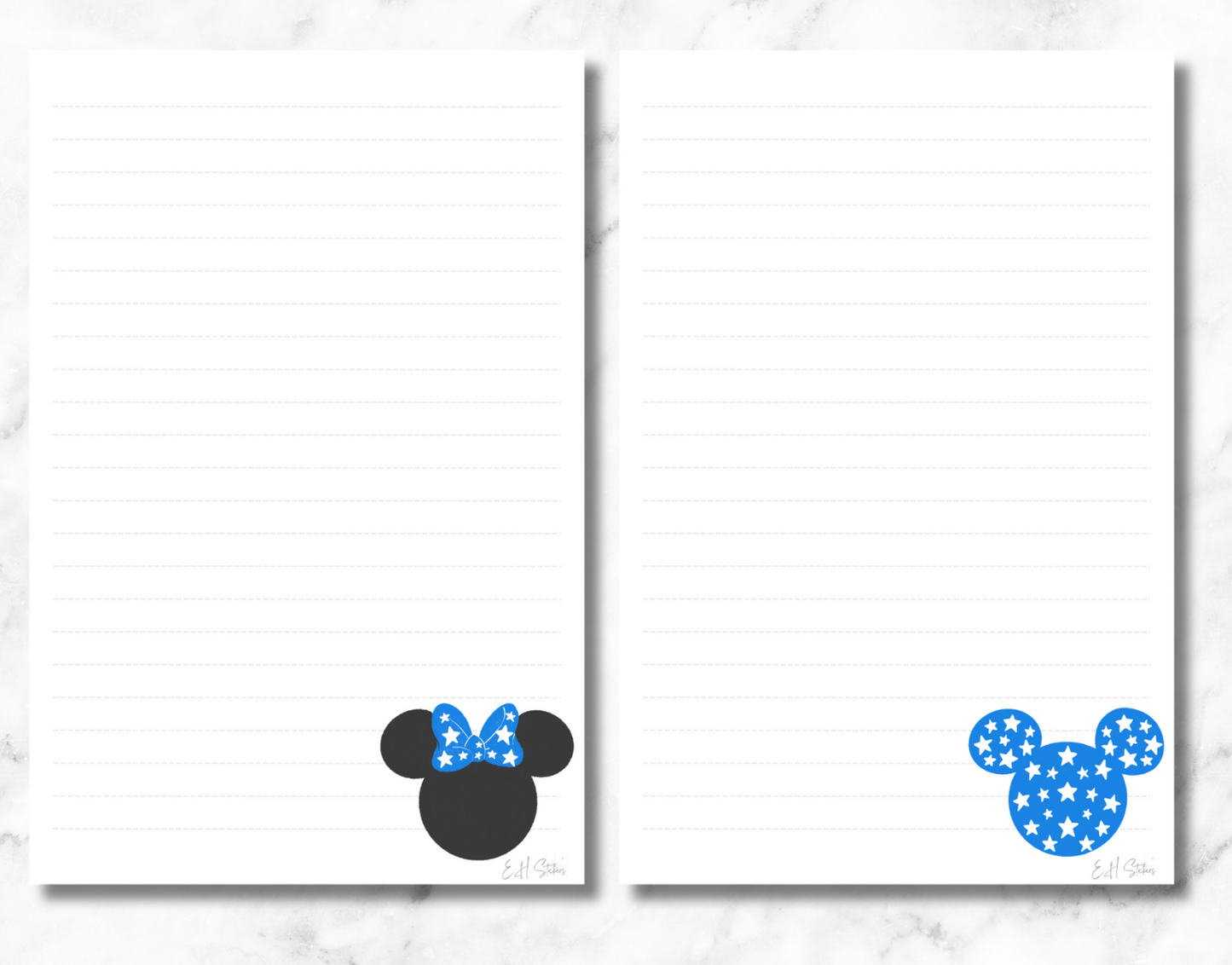 Mouse Stars Notepad