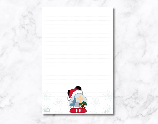 Park Snowglobe Notepad