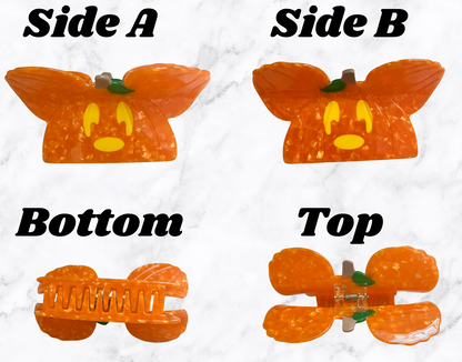 Pumpkin Mouse Hair Clip