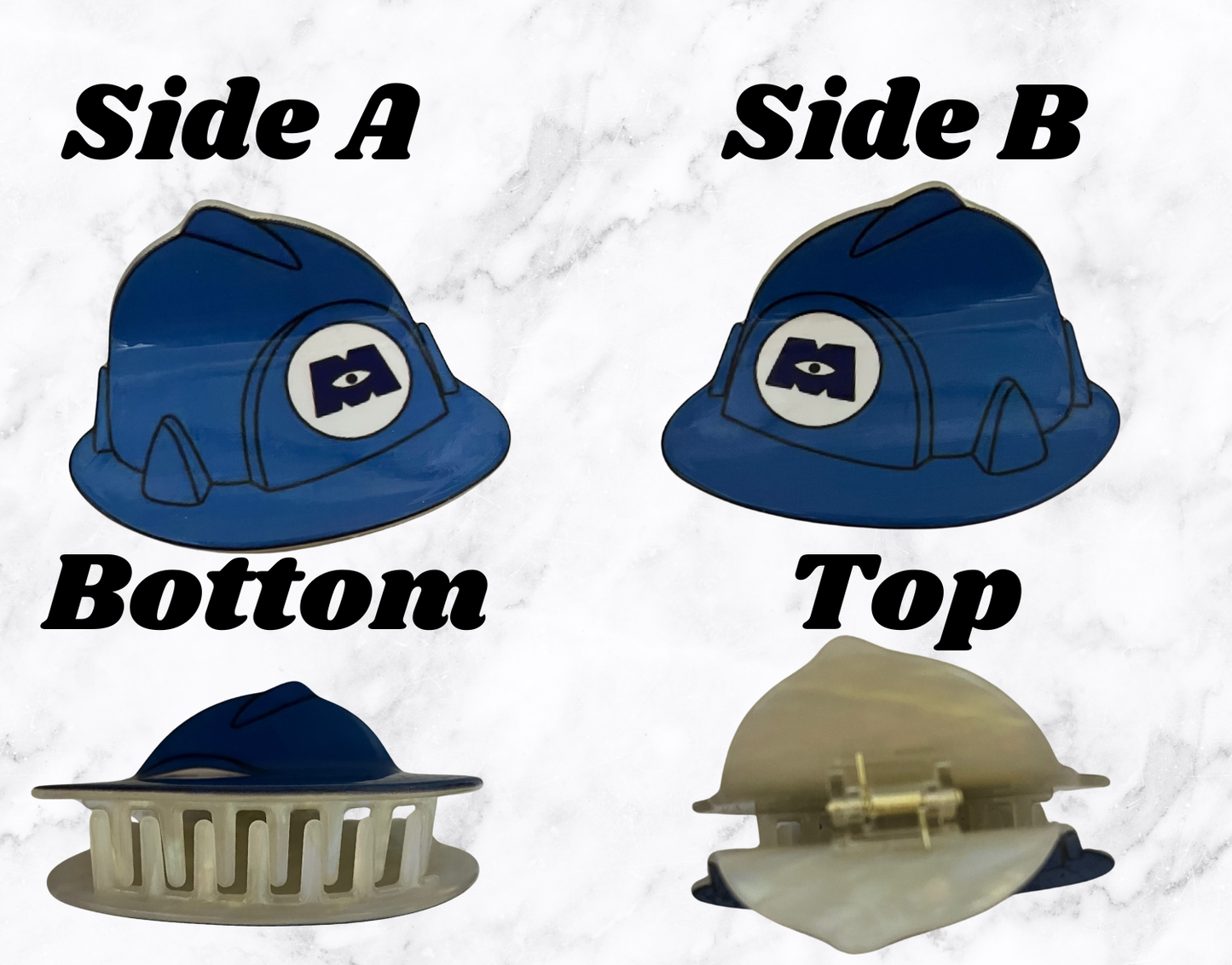 Monsters Work Hat Hair Clip