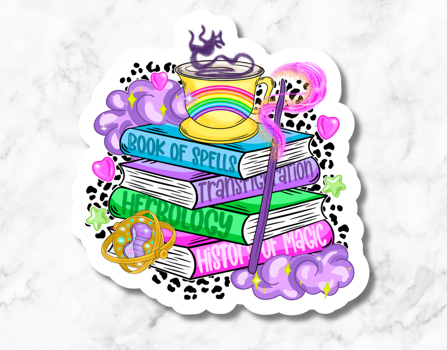 LF + HP Mashup - Magic Books Sticker