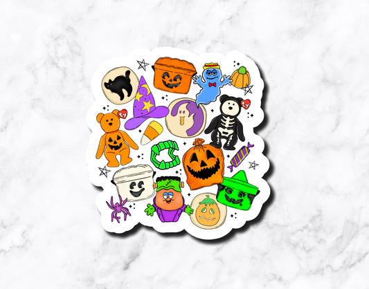 90s Halloween Sticker