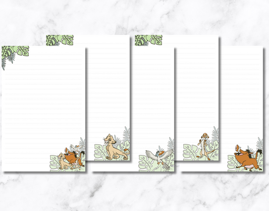 Lion & Friends Notepad