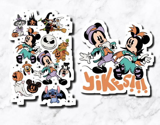 Spooky Characters Sticker