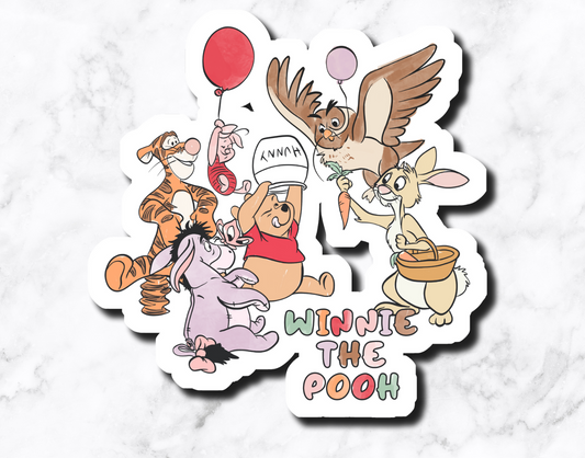 100 Acre Friends 2.0 Sticker