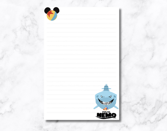 Pix Fest - Fish Cars Notepad