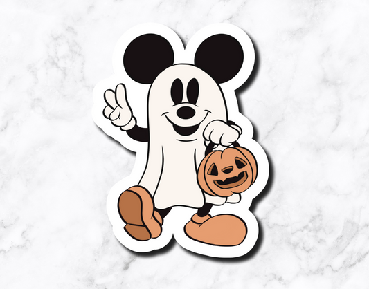 Ghost Mouse Sticker