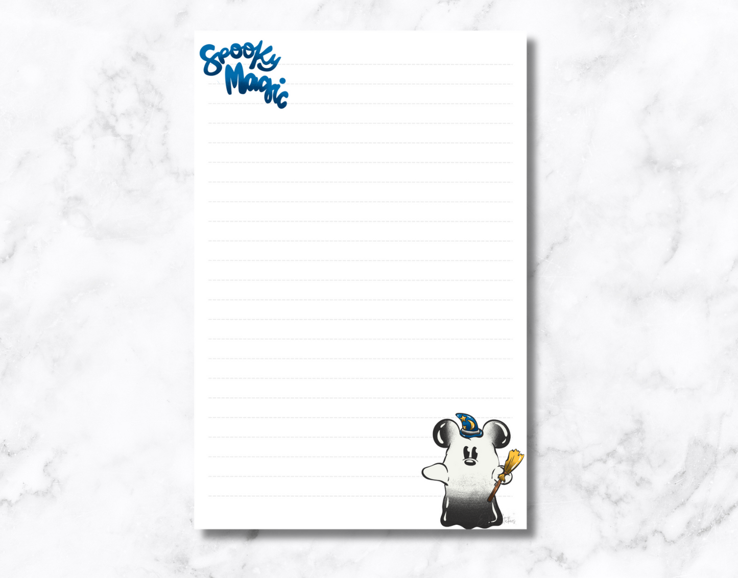 Spooky Magic Notepad