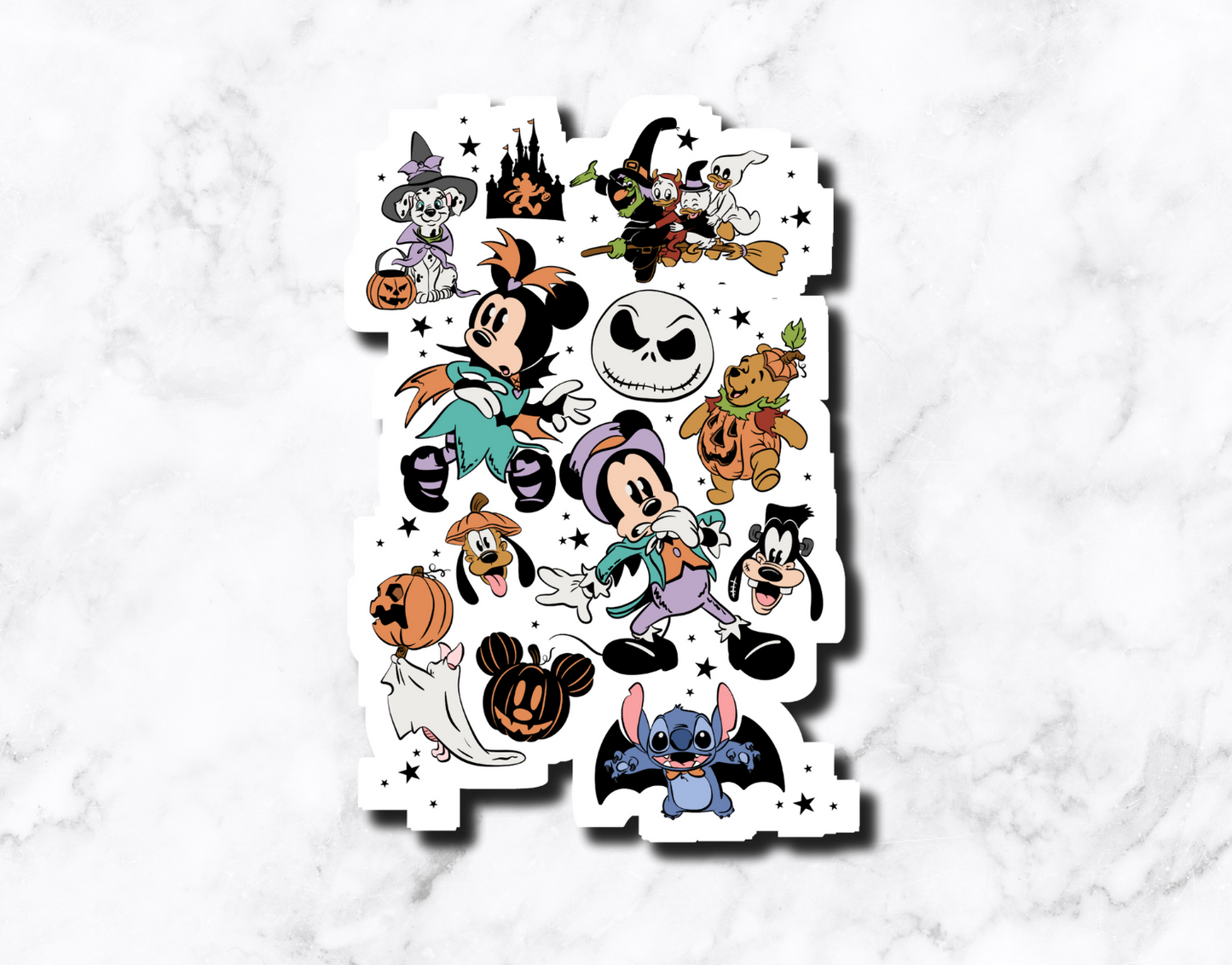 Spooky Characters Sticker