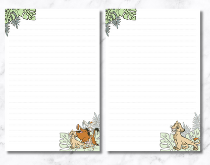 Lion & Friends Notepad