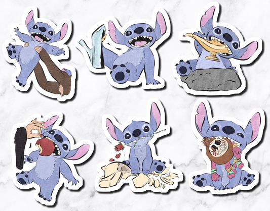 Alien Attack Sticker