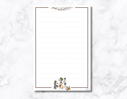 100 Acre Friends Map Notepad