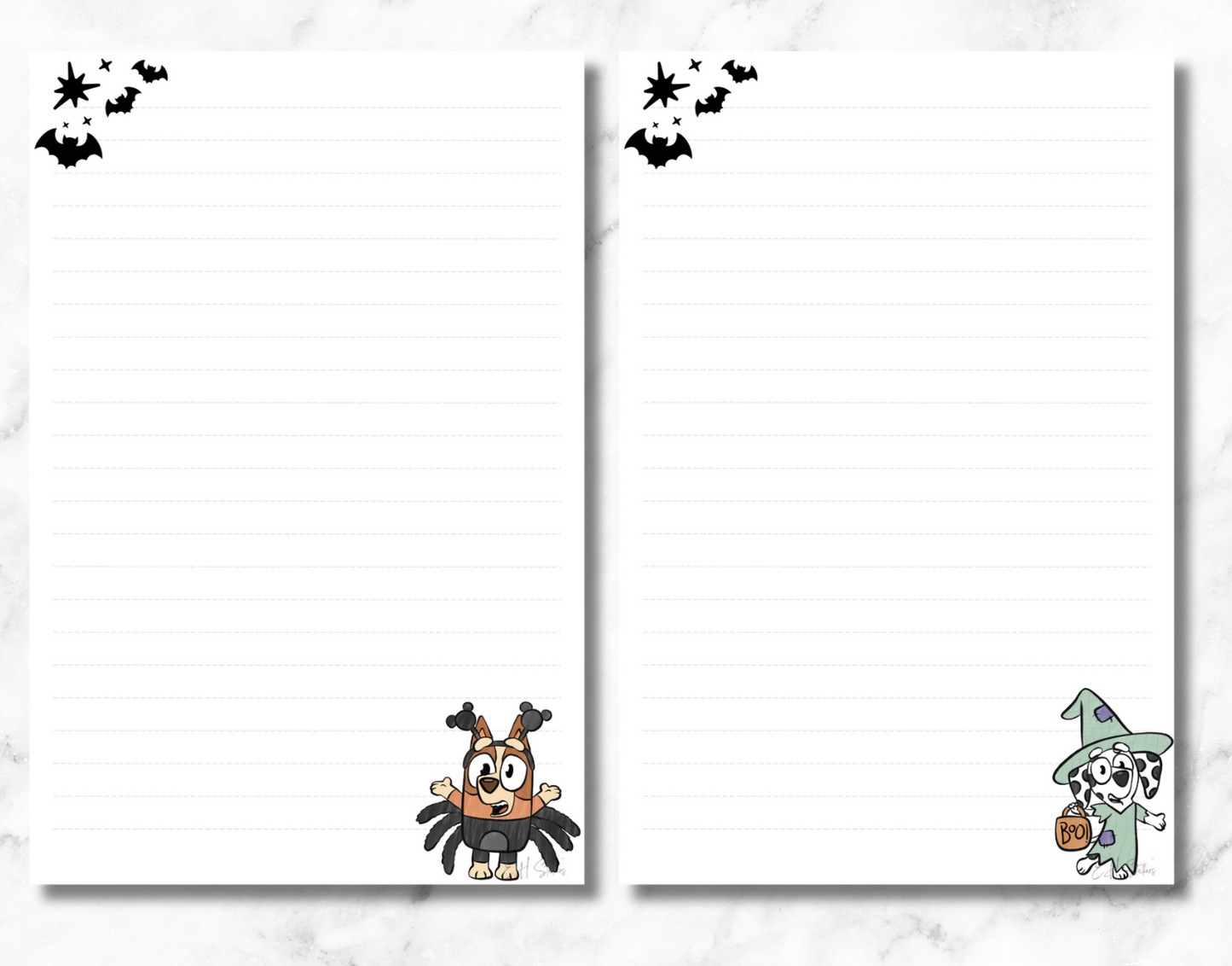 Spooky Pups Notepad