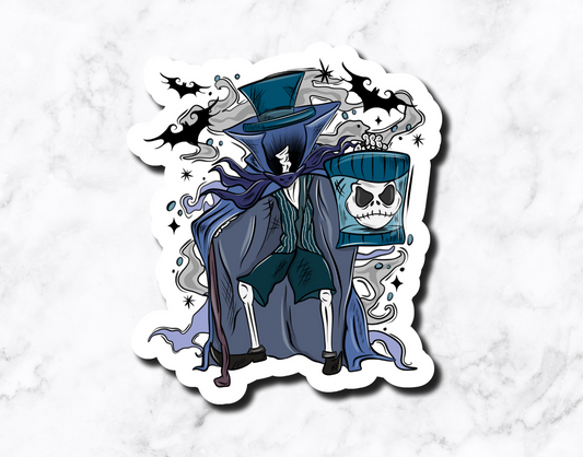 Hatbox Ghost Sticker